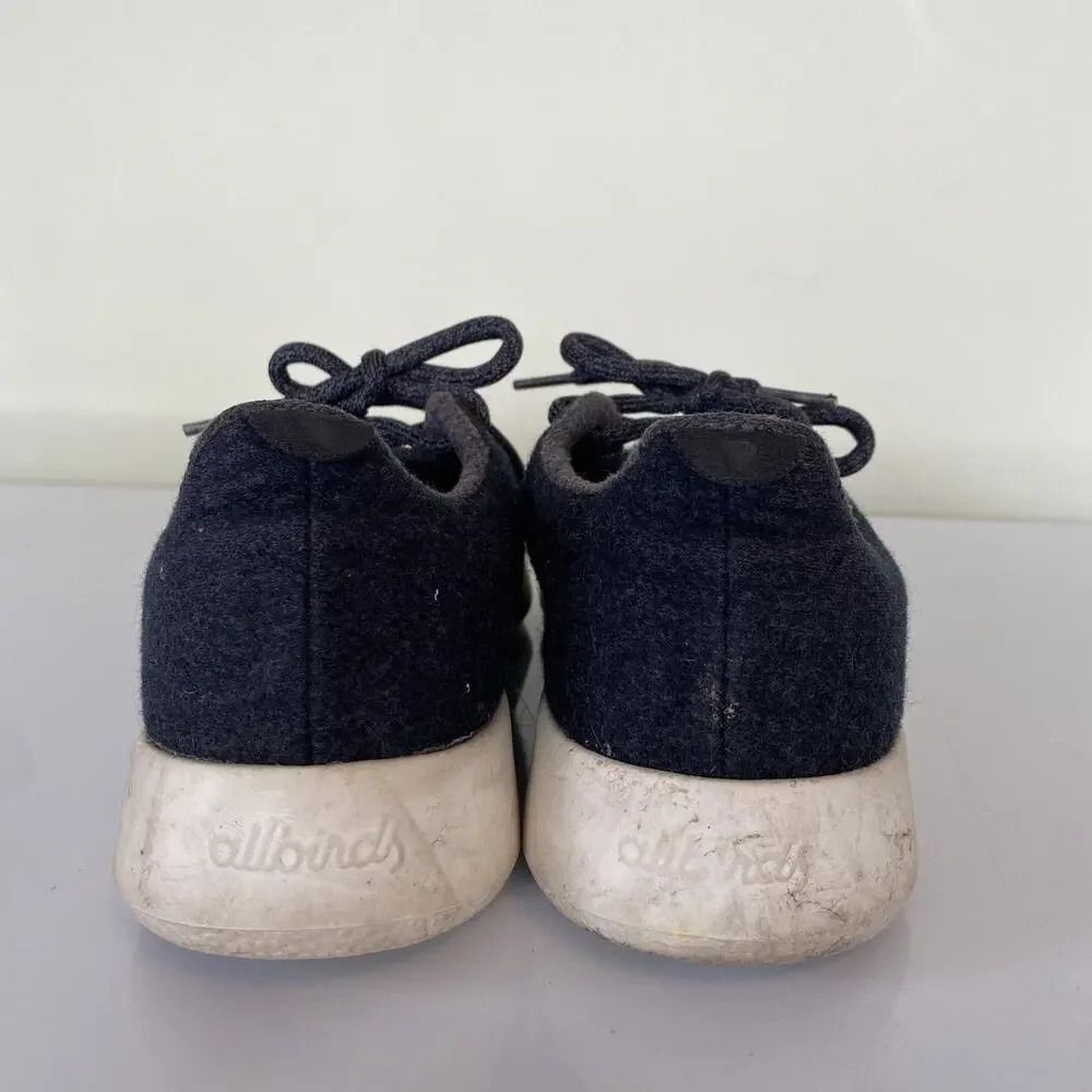 Allbirds Wool Runner WR Merino Running Shoes Womens Sz 8 Charcoal Sneakers‎